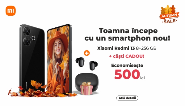 Autumn SALE - Xiaomi Redmi 13 8+256 GB + CADOU!