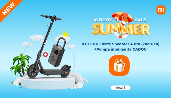 Summer Sale - Xiaomi Electric Scooter 4 Pro (2nd Gen) + CADOU!