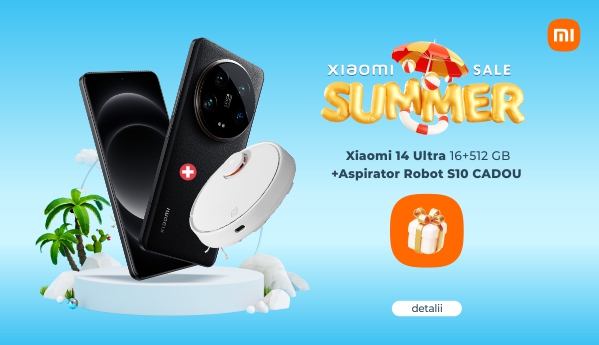 Summer Sale - Xiaomi 14 Ultra + Aspirator Robot S10 CADOU!!