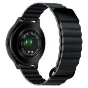 Cureluşă din piele magnetic 22mm Black