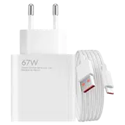 Зарядное устройство Xiaomi 67W HyperCharge White