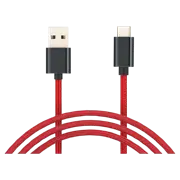 Cablu USB Xiaomi Mi Braided USB Type-C Cable 100cm, Red